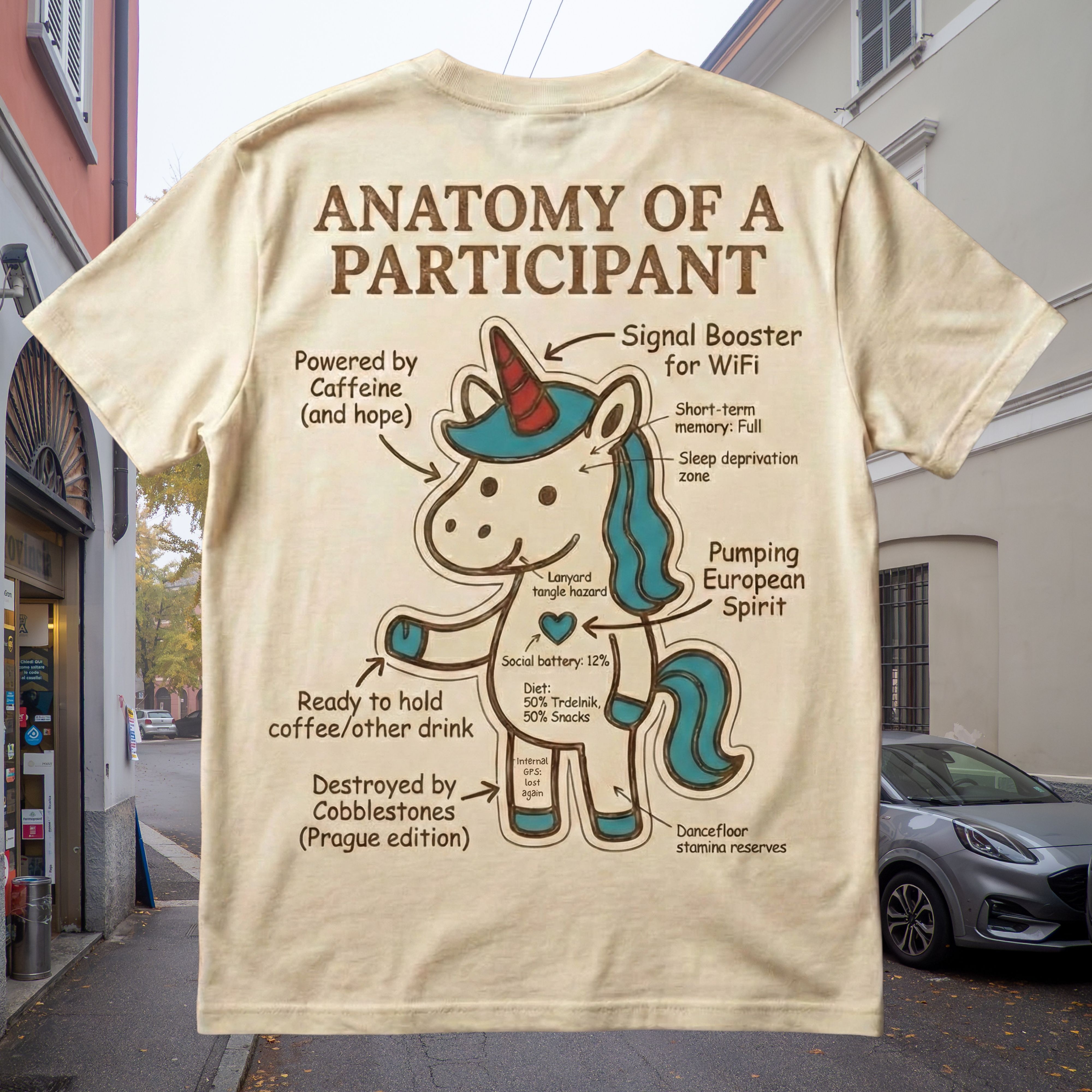 Anatomy of a Participant T-Shirt